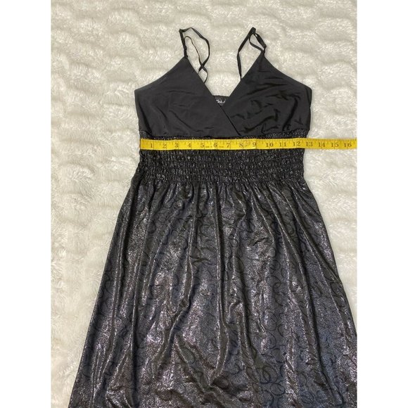 Seductions Sz M One Piece Lingerie Womens Medium Sexy Babydoll Dress Black - Picture 3 of 10